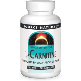   Source Naturals L-Carnitine 250 mg 60 caps