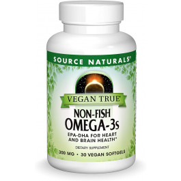   Source Naturals Vegan True Non-Fish Omega-3s 30 softgels