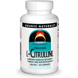 Source Naturals L-Citrulline 500 mg 60 caps