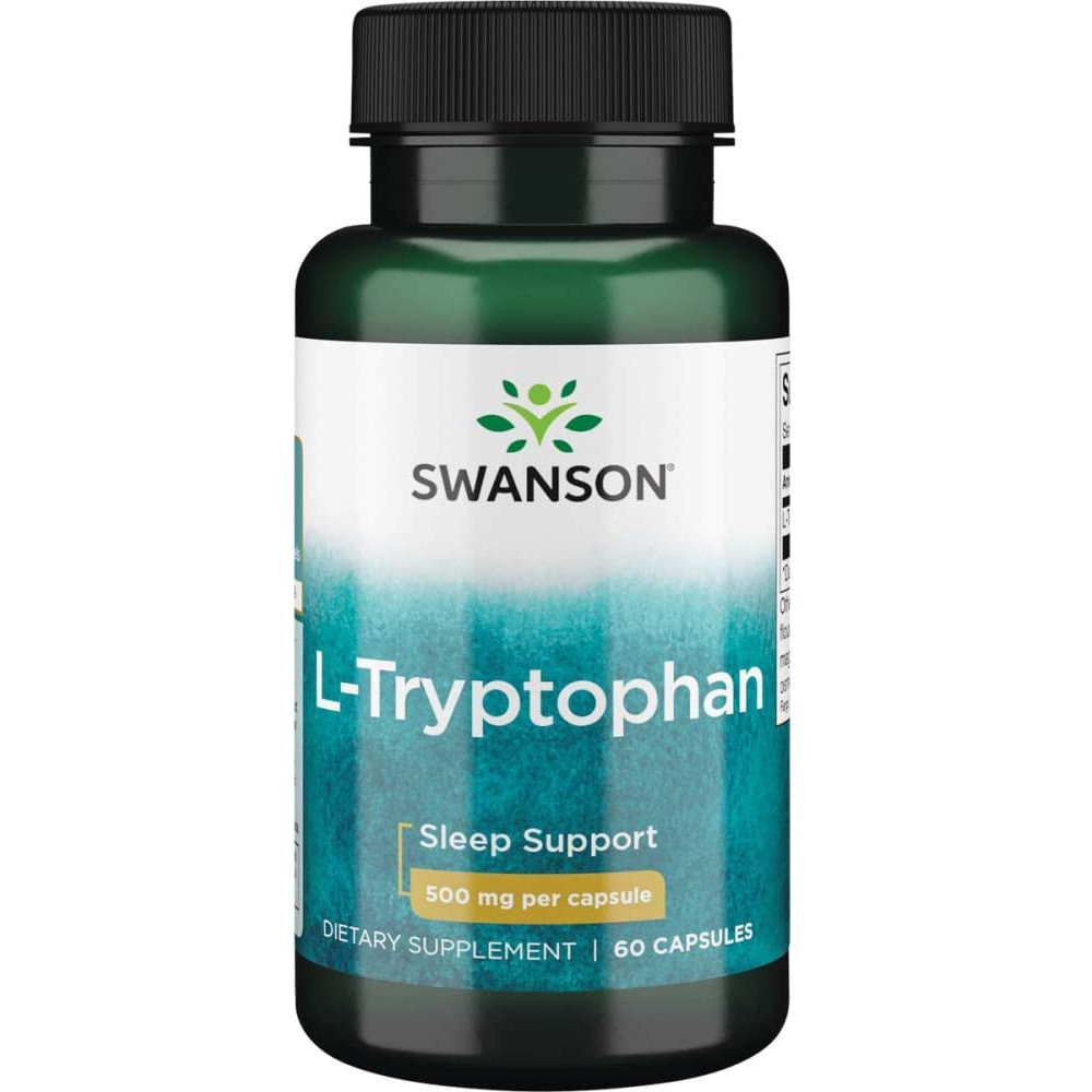Swanson L-Tryptophan 500 mg 60 caps - зображення 1