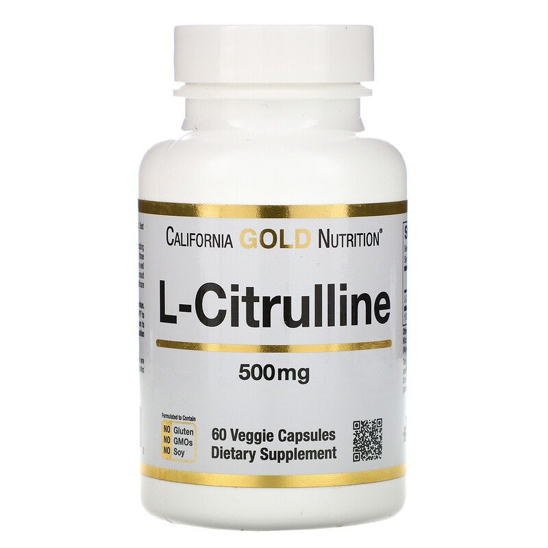 California Gold Nutrition L-Citrulline 500 mg 60 caps - зображення 1