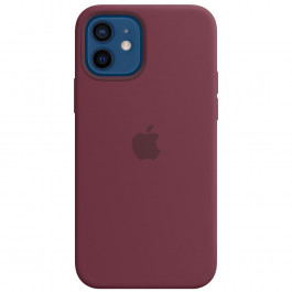 Apple iPhone 12/12 Pro Silicone Case with MagSafe - Plum (MHL23)