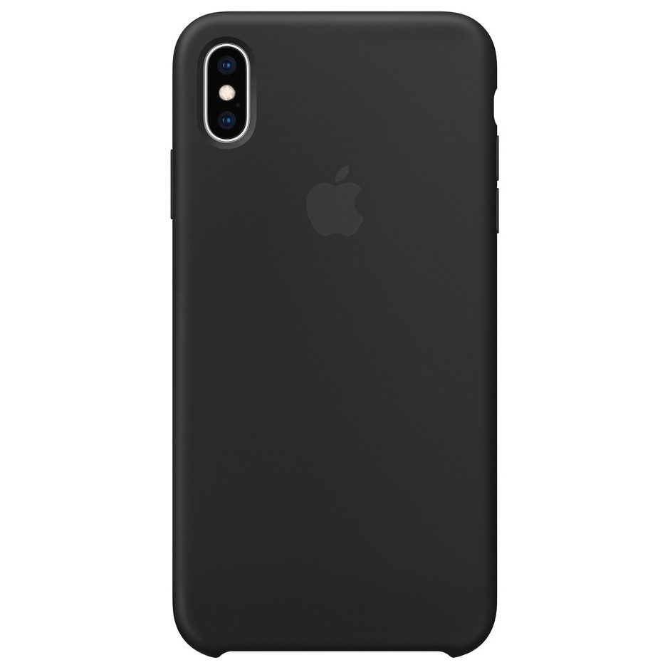 Apple iPhone XS Max Silicone Case - Black (MRWE2) - зображення 1