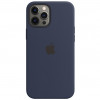 Apple iPhone 12 Pro Max Silicone Case with MagSafe - Deep Navy (MHLD3) - зображення 1