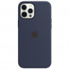 Apple iPhone 12 Pro Max Silicone Case with MagSafe - Deep Navy (MHLD3) - зображення 2