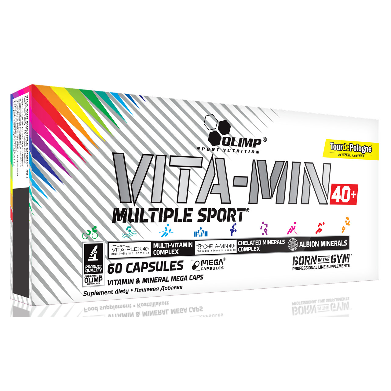 Olimp Vita-Min Multiple Sport 40+ 60 caps /30 servings/ - зображення 1