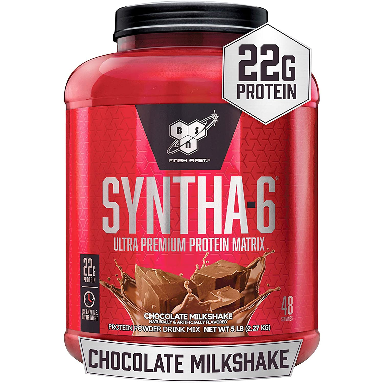 BSN Syntha-6 2270 g /48 servings/ Chocolate Milkshake - зображення 1