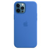 Apple iPhone 12 Pro Max Silicone Case with MagSafe - Capri Blue (MK043) - зображення 1