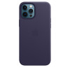 Apple iPhone 12 Pro Max Leather Case with MagSafe - Deep Violet (MJYT3) - зображення 1