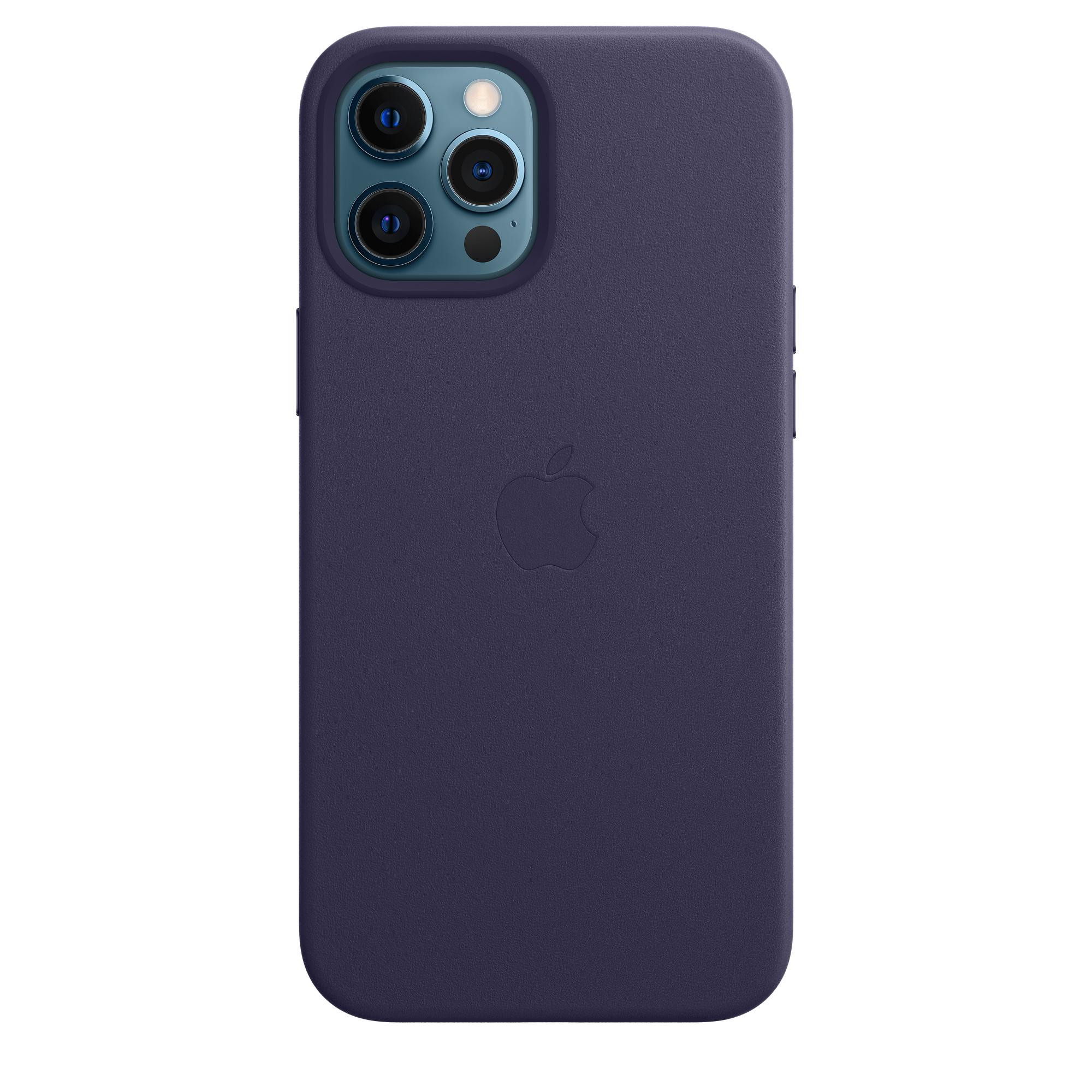 Apple iPhone 12 Pro Max Leather Case with MagSafe - Deep Violet (MJYT3) - зображення 1