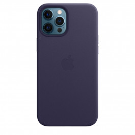   Apple iPhone 12 Pro Max Leather Case with MagSafe - Deep Violet (MJYT3)