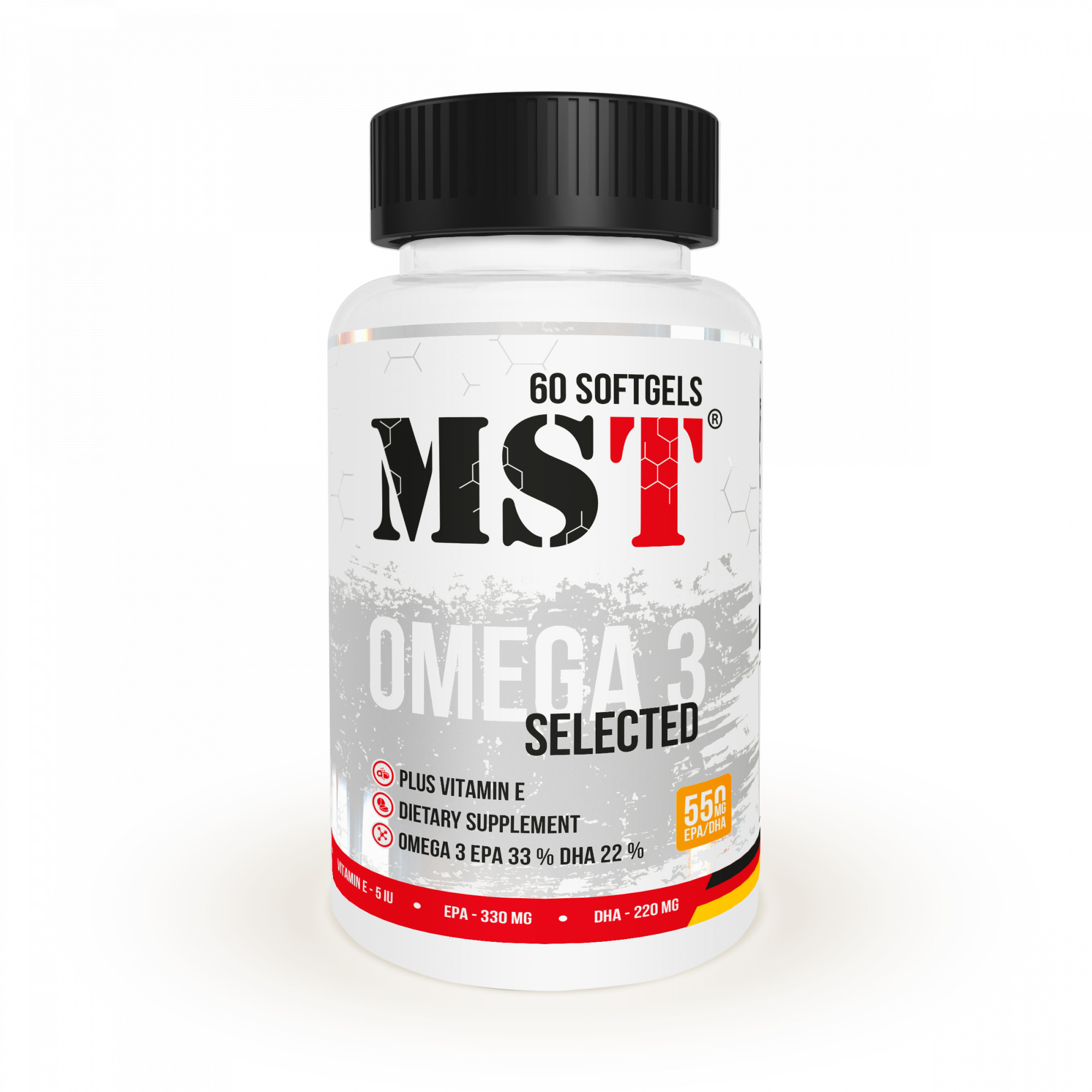 MST Nutrition Omega 3 Selected 55% 60 softgels - зображення 1