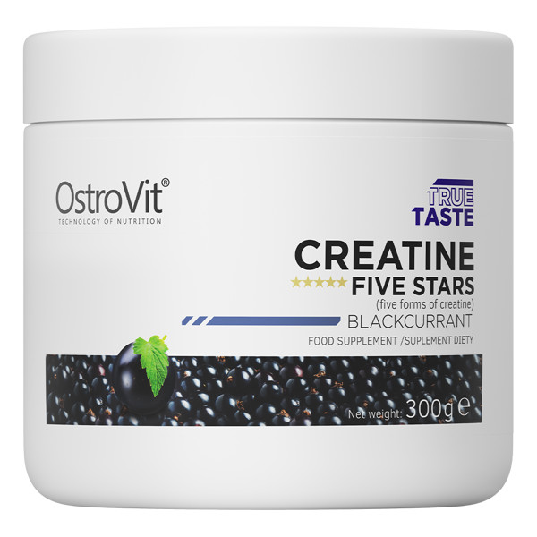 OstroVit Creatine Five Stars 300 g /30 servings/ Blackcurrant - зображення 1