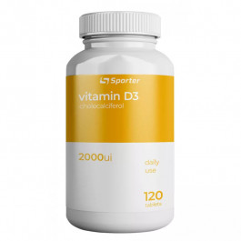 Sporter Vitamin D3 2000 IU 120 tabs