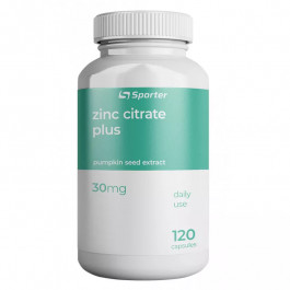 Sporter Zinc Citrate 30 mg Plus 120 tabs