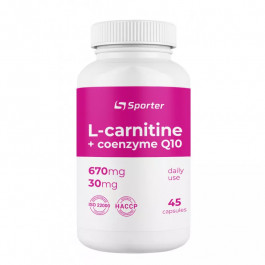 Sporter L-Carnitine 670 mg + CoQ10 30 mg 45 caps
