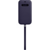 Apple iPhone 12 Pro Max Leather Sleeve with MagSafe - Deep Violet (MK0D3) - зображення 1