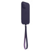 Apple iPhone 12 | 12 Pro Leather Sleeve with MagSafe - Deep Violet (MK0A3) - зображення 2
