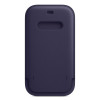 Apple iPhone 12 | 12 Pro Leather Sleeve with MagSafe - Deep Violet (MK0A3) - зображення 3
