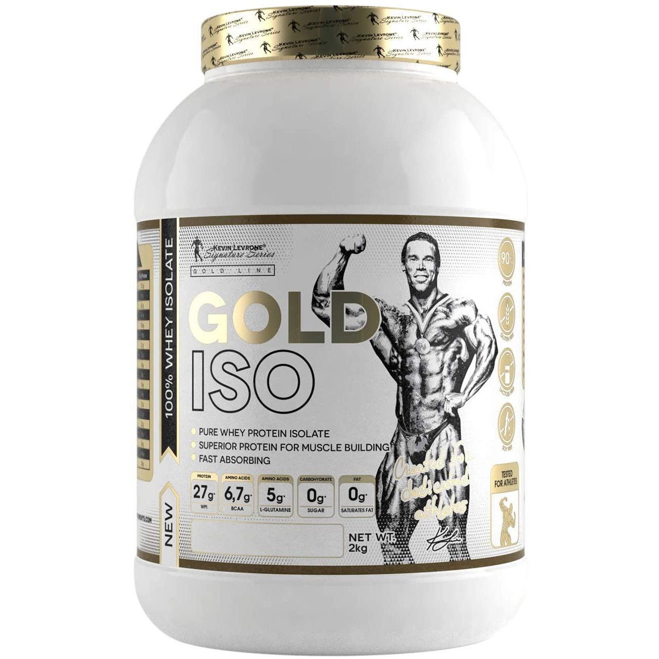 Kevin Levrone GOLD Iso 2000 g /66 servings/ Chocolate - зображення 1