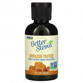 Now BetterStevia Liquid 59 ml /421 servings/ English Toffee