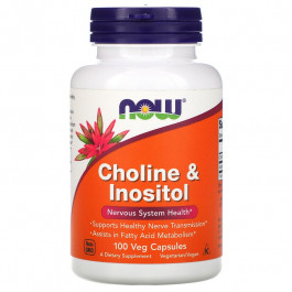 Now Choline & Inositol 500 mg 100 caps