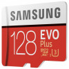 Samsung 128 GB microSDXC Class 10 UHS-I U3 EVO Plus 2020 + SD Adapter MB-MC128HA - зображення 3