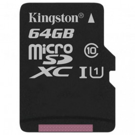 Kingston 64 GB microSDXC Class 10 UHS-I Canvas Select Plus SDCS2/64GBSP
