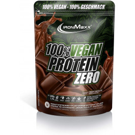 IronMaxx 100% Vegan Protein Zero 500 g /16 servings/ Creamy Chocolate