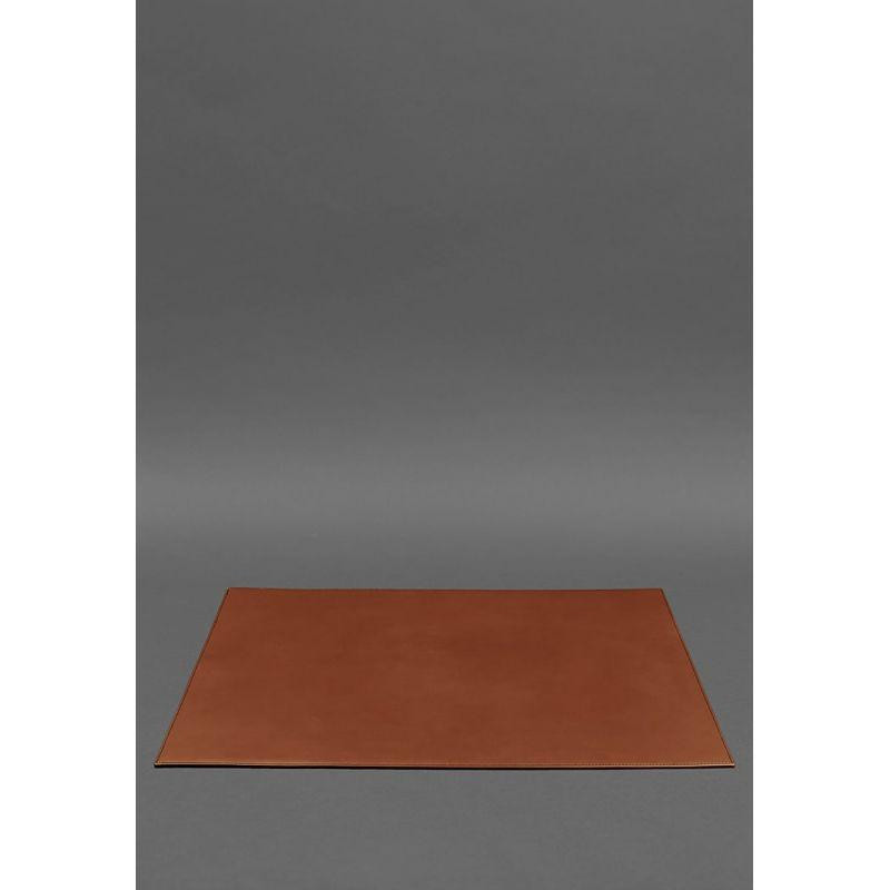 BlankNote Накладка на стіл керівника - Шкіряний бювар 1.0 Світло-коричневий  BN-BV-1-k - зображення 1