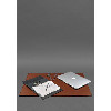 BlankNote Накладка на стіл керівника - Шкіряний бювар 1.0 Світло-коричневий  BN-BV-1-k - зображення 2