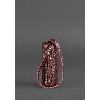 BlankNote Удобная ключница марсалового цвета из кожи с золотистой фурнитурой  Тубус (12958) - зображення 1