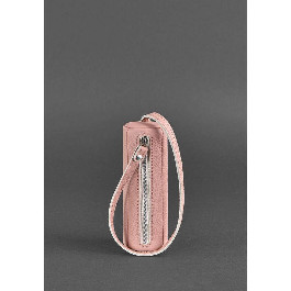 BlankNote Кожаная ключница из натуральной кожи розового цвета  Тубус (12954)