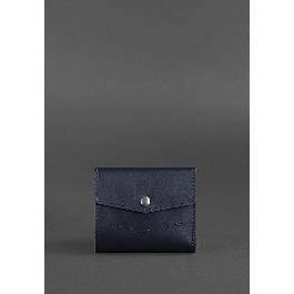 BlankNote Шкіряний гаманець 2.1 темно-синій Краст  BN-W-2-1-navy-blue