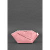 BlankNote Женская розовая кожаная косметичка Краст  BN-CB-2-pink-peach - зображення 1