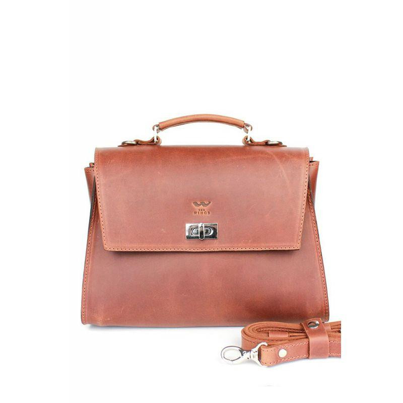 BlankNote Жіноча шкіряна сумка Classic  TW-Classic-kon-crz світло-коричнева вінтажна - зображення 1