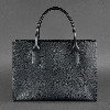 BlankNote Женская кожаная сумка-шоппер  Шоппер Blackwood BN-BAG-27-bw Черная - зображення 10