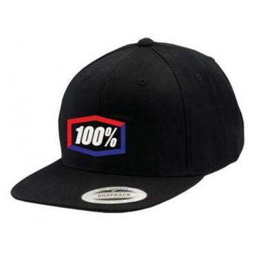 Ride 100% Кепка 100% CORPO Classic SnapBack Black-Blue-Red Multisize - зображення 1