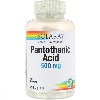 Solaray Пантотеновая кислота, Pantothenic Acid, Solaray, 500 мг, 250 растительных капсул - зображення 1