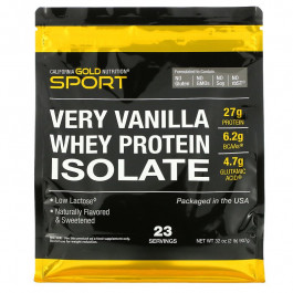   California Gold Nutrition Whey Protein Isolate 907 g /23 servings/ Very Vanilla