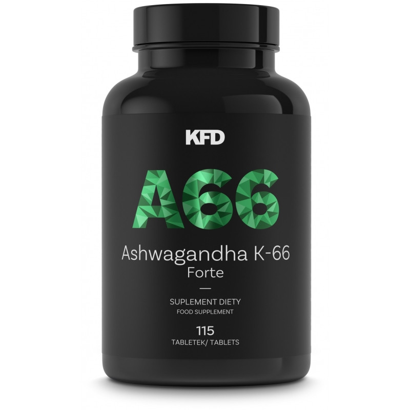 KFD Nutrition Ashwagandha K66 Forte 115 tabs /230 servings/ - зображення 1