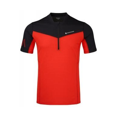 Montane Dragon Zip T-Shirt XS Flag Red - зображення 1