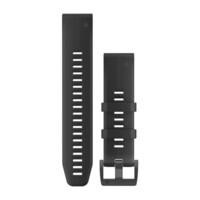 Garmin Ремешок на запястье для  QuickFit™ 22 Watch Bands Black/Black Silicone 010-12740-00 - зображення 1