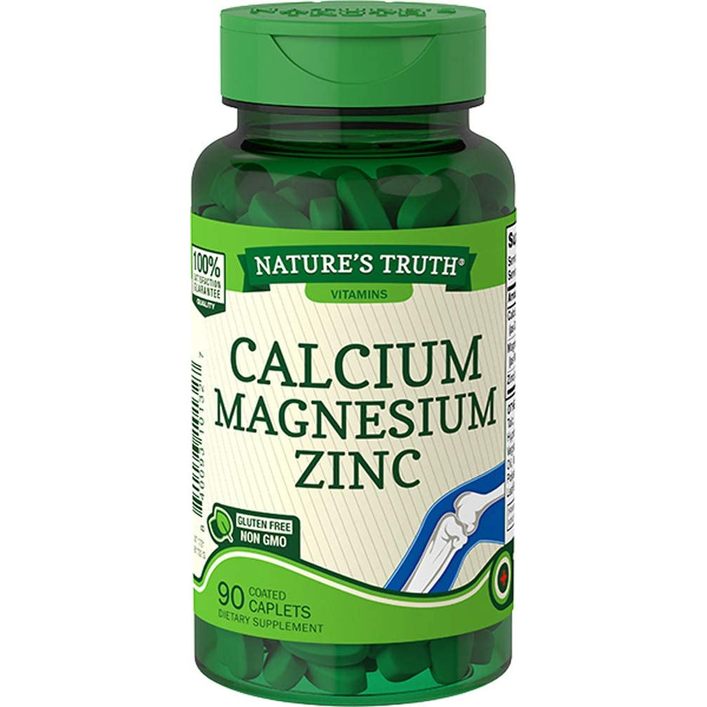 Nature's Truth Calcium Magnesium Zinc 90 tabs /30 servings/ - зображення 1