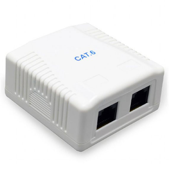 Cablexpert Cat.6 2xRJ-45 UTP (NCAC-2U6-01) - зображення 1