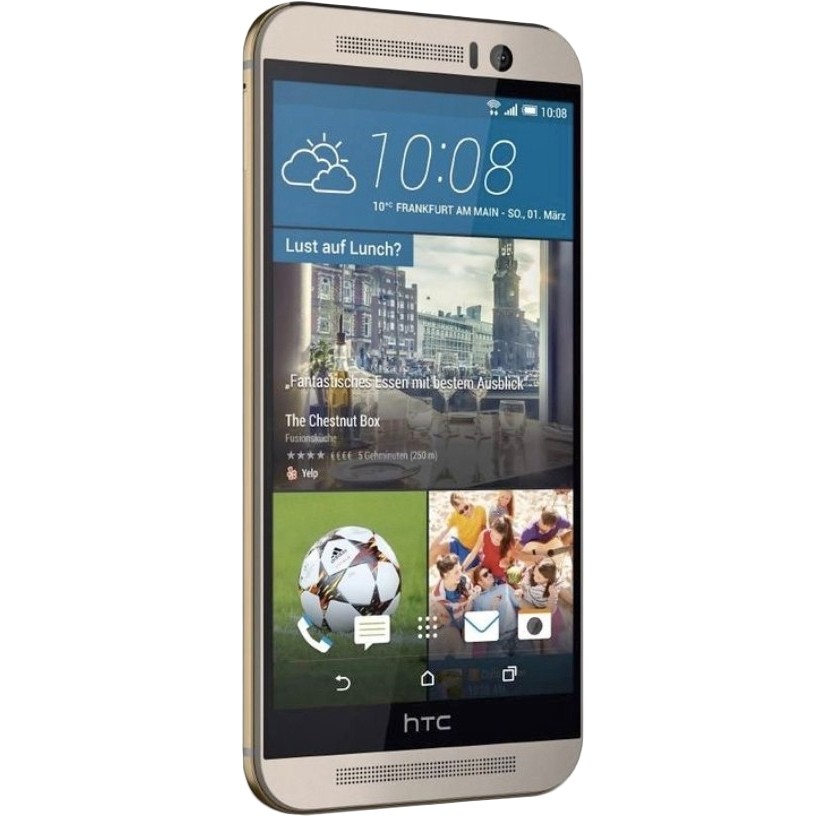 HTC One (M9) 32GB (Gold on Silver) - зображення 1