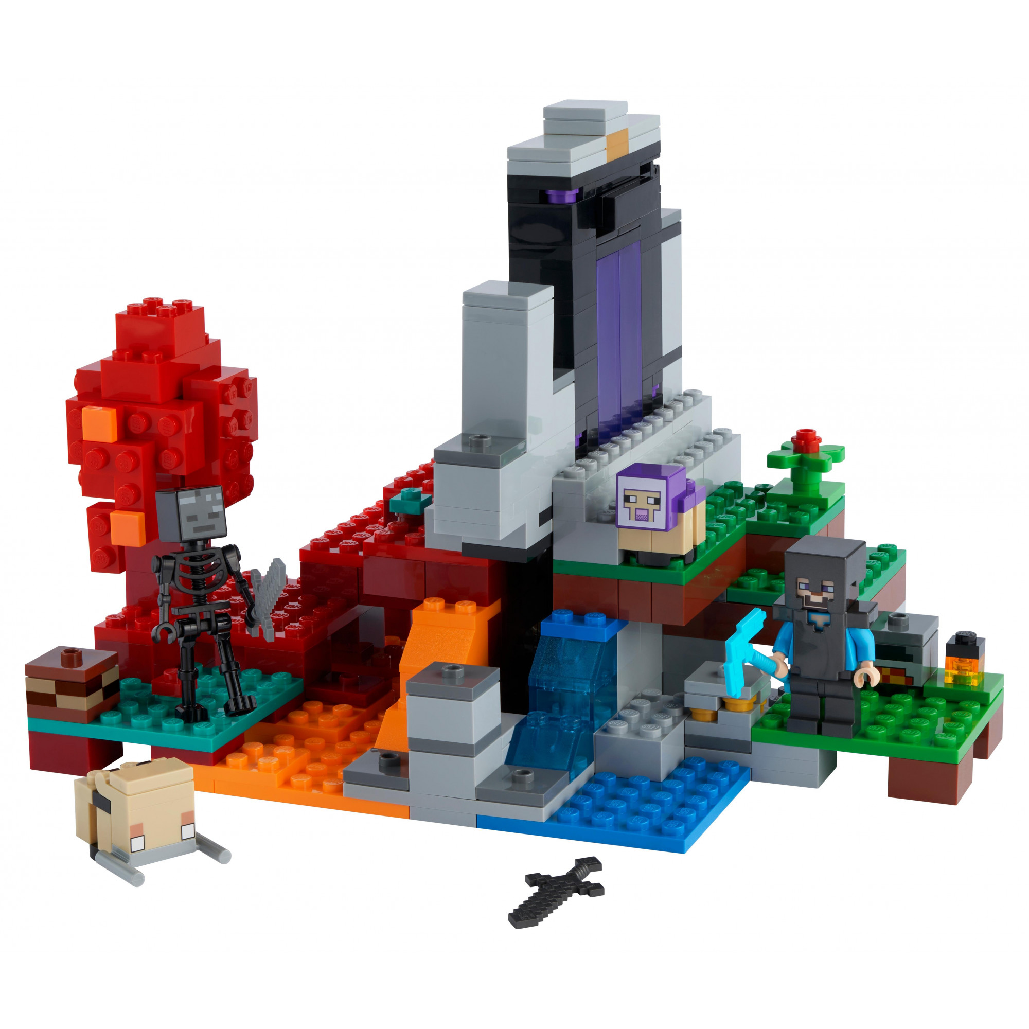 LEGO Minecraft Разрушенный портал (21172) - зображення 1
