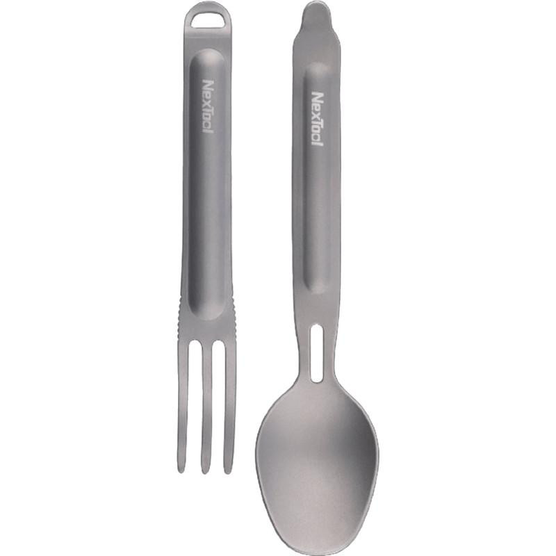 Nextool Outdoor Spoon Fork Titanium NE0124 (KT5525) - зображення 1