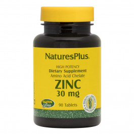 Nature's Plus Zinc 30 mg 90 tabs