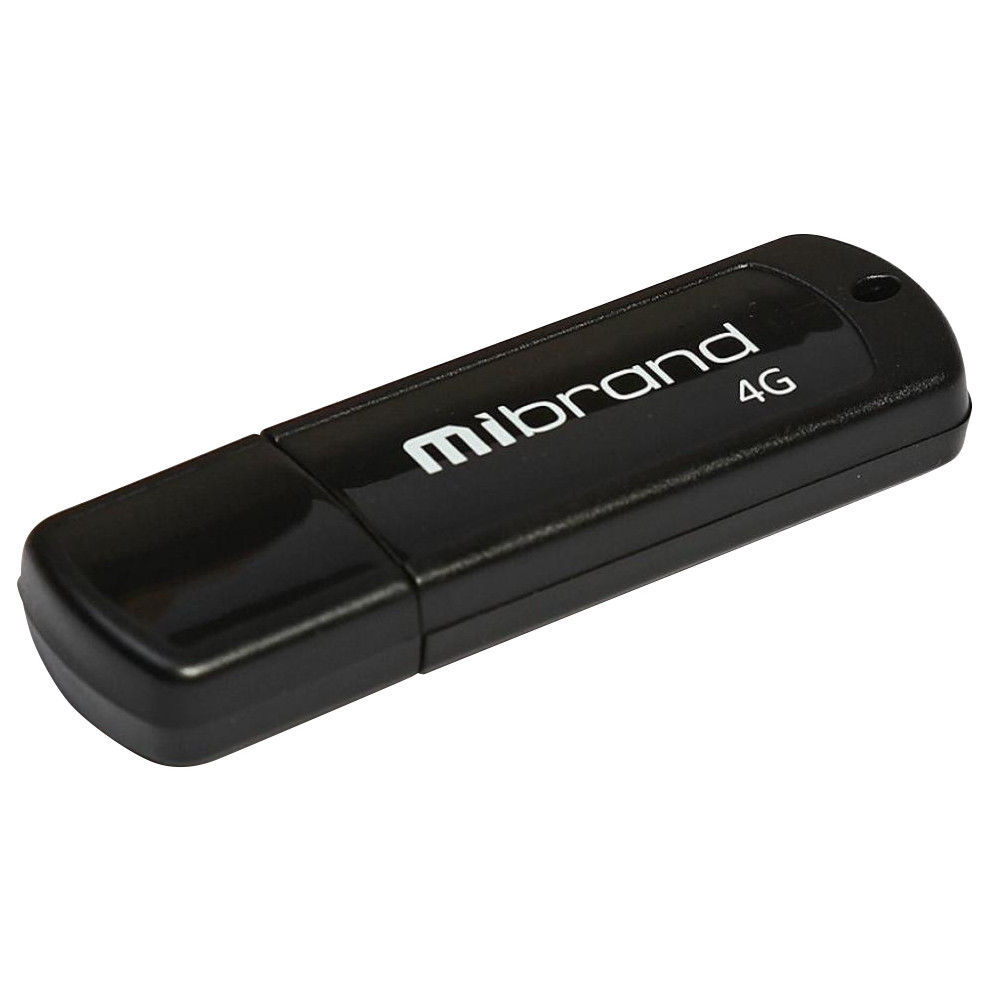 Mibrand 4 GB Grizzly Black (MI2.0/GR4P3B) - зображення 1